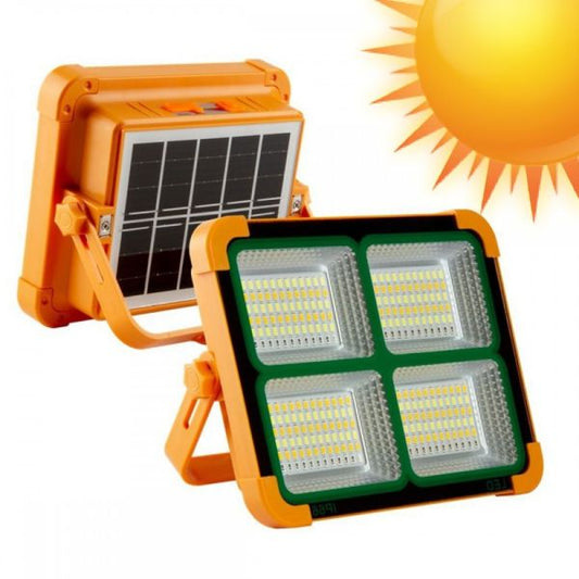 400Watt LED Solar Work Light 12000 MAH SOLOR POWER BANK WITH with 4 Modes, Waterproof Portable Solar Power Outdoor Working Light