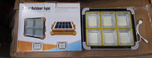 15000 MAH SOLOR POWER BANK WITH 200WATT LED Solar Work Light with 4 Modes, Waterproof Portable Solar Power Outdoor Working Light